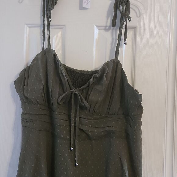 Green NWT Dress 5X - Picture 3 of 4